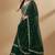 Green Embroidery Sequence Zari Faux Georgette Lehenga Choli with Dupatta