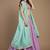 Lavender Embroidery Satin Lehenga Choli with Dupatta