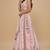 Light Pink Embroidery Silk Lehenga Choli with Dupatta