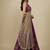 Purple Embroidery Georgette Lehenga Choli with Dupatta