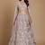 Grey Embroidery Net Lehenga Choli with Dupatta
