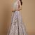 Grey Embroidery Net Lehenga Choli with Dupatta