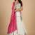 Cream Embroidery Vichitra Silk Lehenga Choli with Dupatta