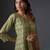 Green embroidered chanderi sharara set