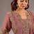 Pink embroidered net Kurta Set