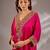 Pink embroidered silk kurta set