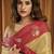 Designer soft tissue saree with contrast border and blouse | festival saree