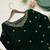 Green velvet sequence embroidery work kurta & bottom with dupatta
