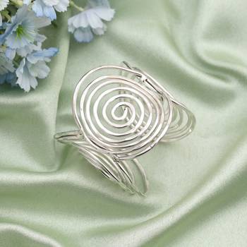 Elegant gold color bracelet created to complement festive attire with luxurious handcrafted brilliance 2