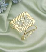 Gold color bracelet showcasing delicate artisanal work ideal for weddings and special ethnic occasions