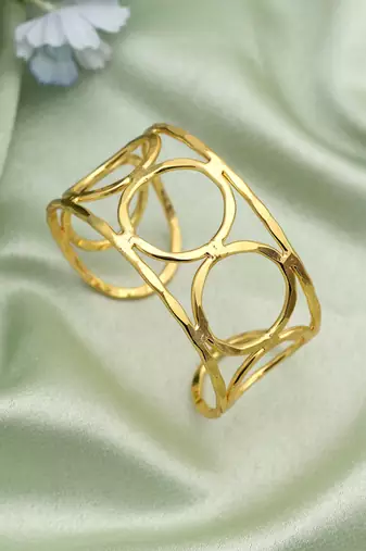 Silver color bracelet crafted with sleek modern design offering versatile elegance for daily styling