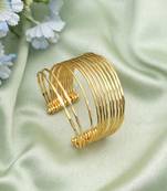 Charming gold color bracelet perfect for adding sophisticated glow to every traditional celebration