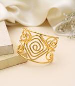Gold color bracelet offering handcrafted elegance ideal for weddings parties and cultural gatherings