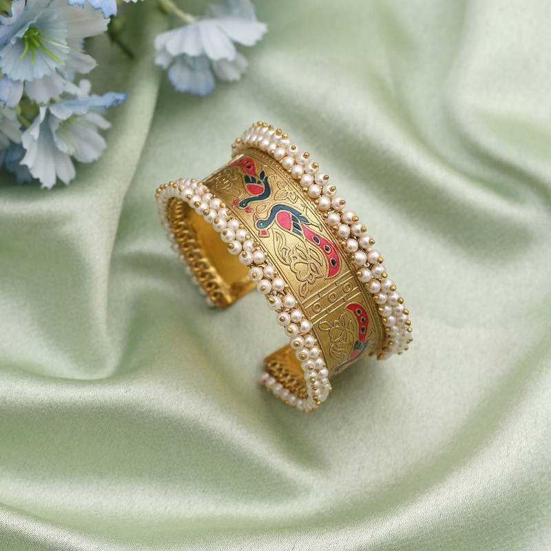 Vibrant multi color bracelet crafted to bring lively festive charm to ethnic fashion collections
