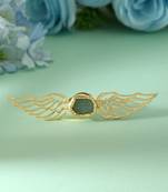 Rama green color amrapali rings offering rich artistic detailing perfect for festive styling