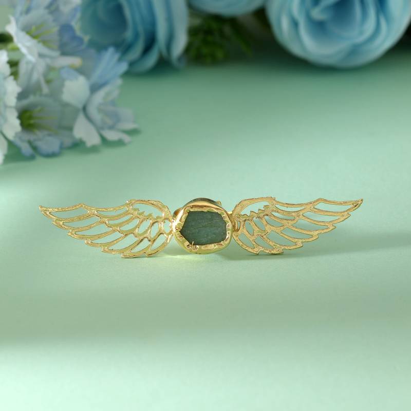 Rama green color amrapali rings offering rich artistic detailing perfect for festive styling