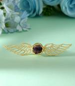 Purple color amrapali rings designed for bold traditional fashion with stunning regal appeal