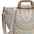 boho natural & pastel cotton ethnic embellished handheld bag