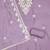 Lavender color thread work roman silk straight churidar dress material