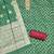 Green color weaving banarasi jacquard straight churidar dress material