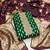 Mehandi green color weaving banarasi jacquard straight churidar dress material