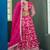 Rani Pink Embroidered Dola Silk Jacquard Designer Long Lehenga Choli