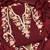 Maroon color thread work heavy roman silk straight churidar dress material
