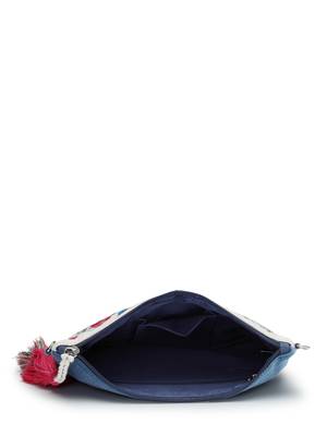thread bloom off white canvas floral embroidered sling bag 7