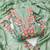 Sea green color thread work roman silk straight churidar dress material
