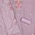 Lavender color thread work roman silk straight churidar dress material