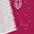 Pink color sequence roman silk straight churidar dress material