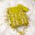 Lime color sequence roman silk straight churidar dress material