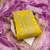 Yellow color weaving simmer silk straight churidar dress material