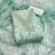 Sea green color sequence heavy organza straight churidar dress material
