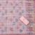 Pink color sequence heavy organza straight churidar dress material