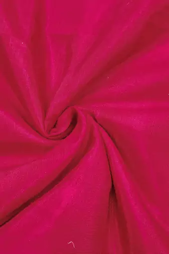 Red color sequence heavy organza straight churidar dress material