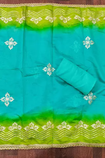 Multi color digital print heavy organza straight churidar dress material