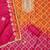 Orange color digital print heavy organza straight churidar dress material