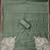 Sea green color printed pure modal cotton straight churidar dress material