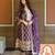 Designer Purple Ethnic Suit Set