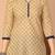 beige cotton printed ready to wear salwar suit