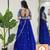 Royal Blue Fully Stitched Lehenga & Blouse Set
