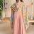 Light pink digital print indowestern wedding collection free size upto 42