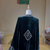 Emerald Green Velvet Stitched Kaftan with Heavy Stone Work – Elegant Party & Festive Wear