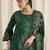 green georgette digital printed dress material