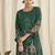 green georgette digital printed dress material