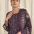 wine georgette digital printed dress material