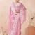 dusty pink color resham & sequins embroidered gold crush silk blend saree