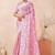 dusty pink color resham & sequins embroidered gold crush silk blend saree