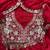 Red color soft rangoli silk beautiful sequence embroidery work lace border saree with blouse piece